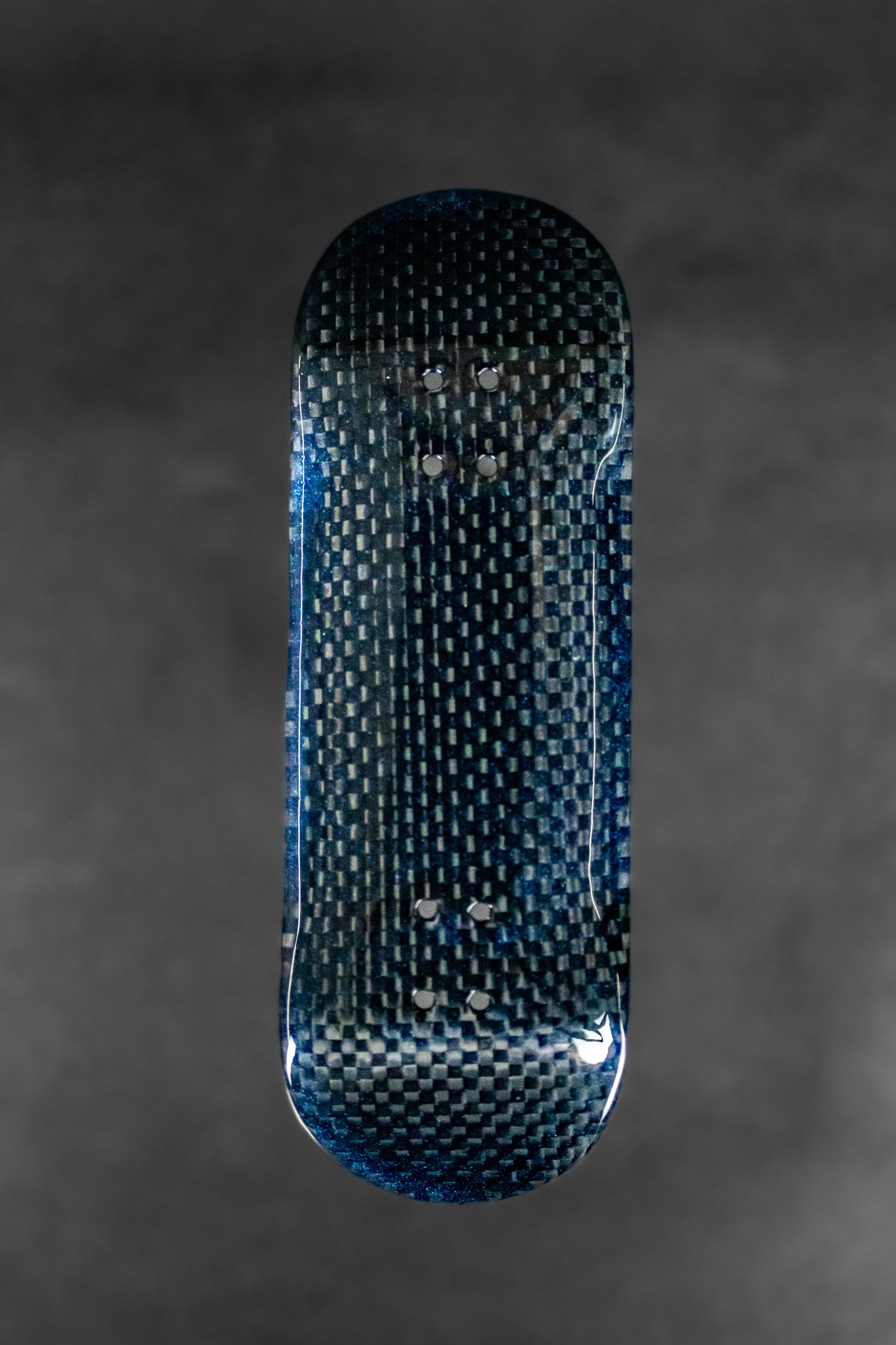 Carbon Fingerboard Deck Blue Metallic