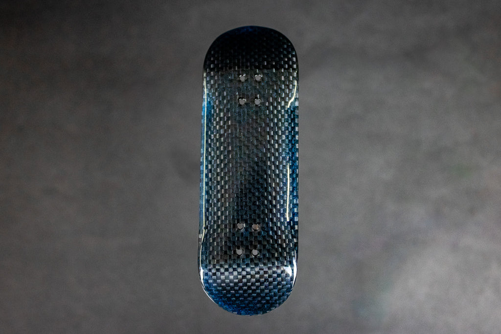 Carbon Fingerboard Deck Blue Metallic