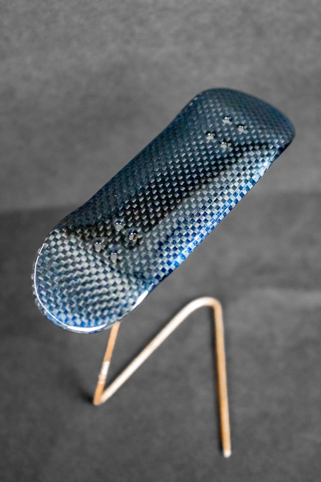 Carbon Fingerboard Deck Blue Metallic