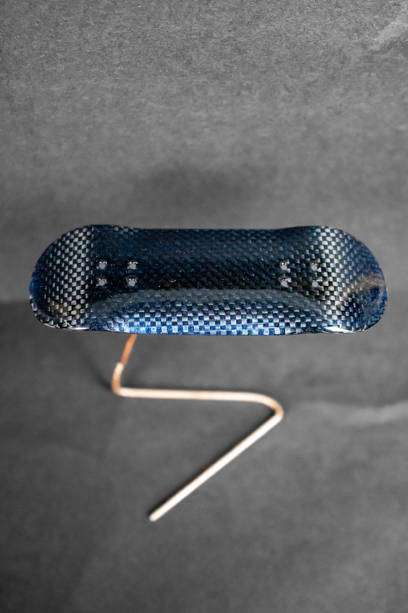 Carbon Fingerboard Deck Blue Metallic