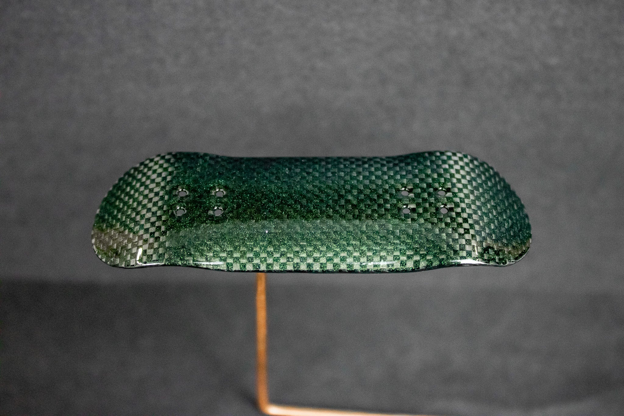 Carbon Fingerboard Deck Green Metallic